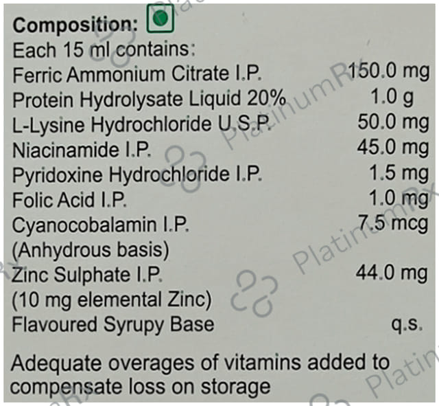 Hemozink Syrup 300ml