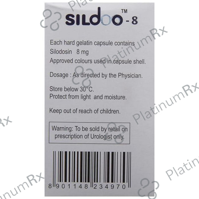 Sildoo 8mg Capsule 10s