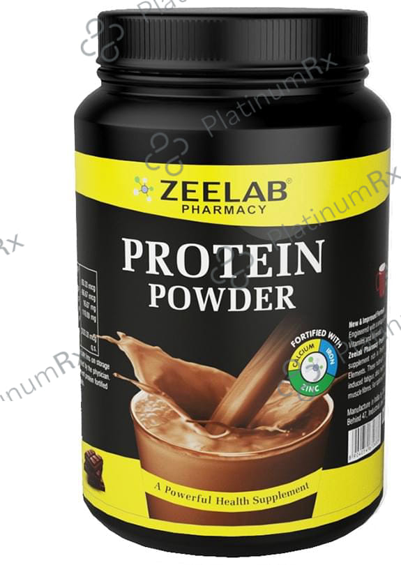 Zeelab Protein with Calcium, Iron & Zinc - Flavour Powder Chocolate