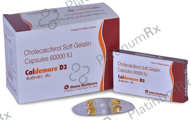 Caldemure D3 Soft Gelatin Capsule