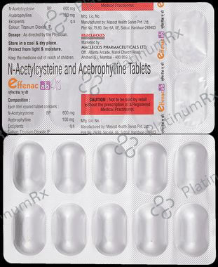 Effenac AB 100/600mg Tablet 10s
