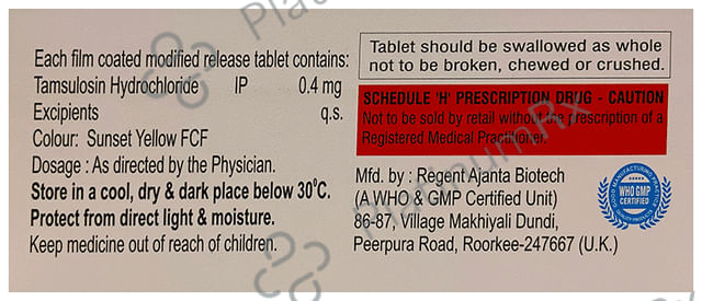 Tamsotide 0.4mg Capsule