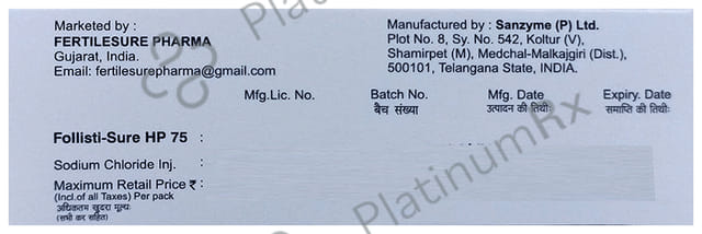 Follisti Sure HP 75IU Injection