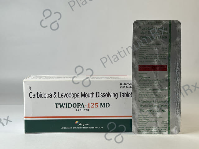 Twidopa 125mg Tablet MD 10s