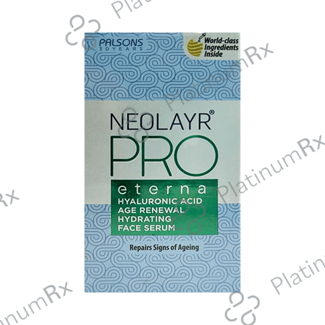 Neolayr Pro Eterna Hyaluronic Acid Age Renewal Hydrating Face Serum