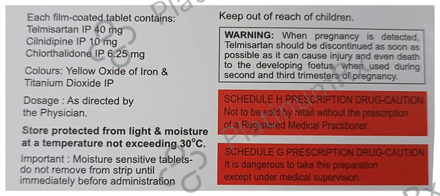 Telplus Trio 40/10/6.25mg Tablet 15s