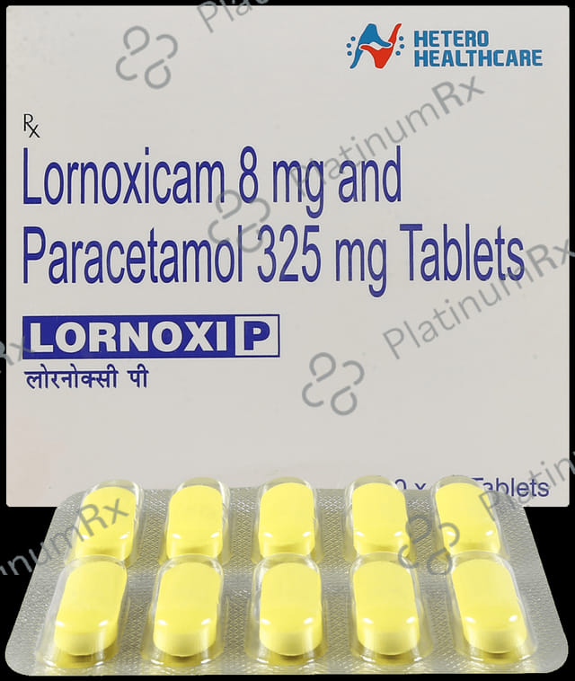 Lornoxi P 8/325mg Tablet 10s