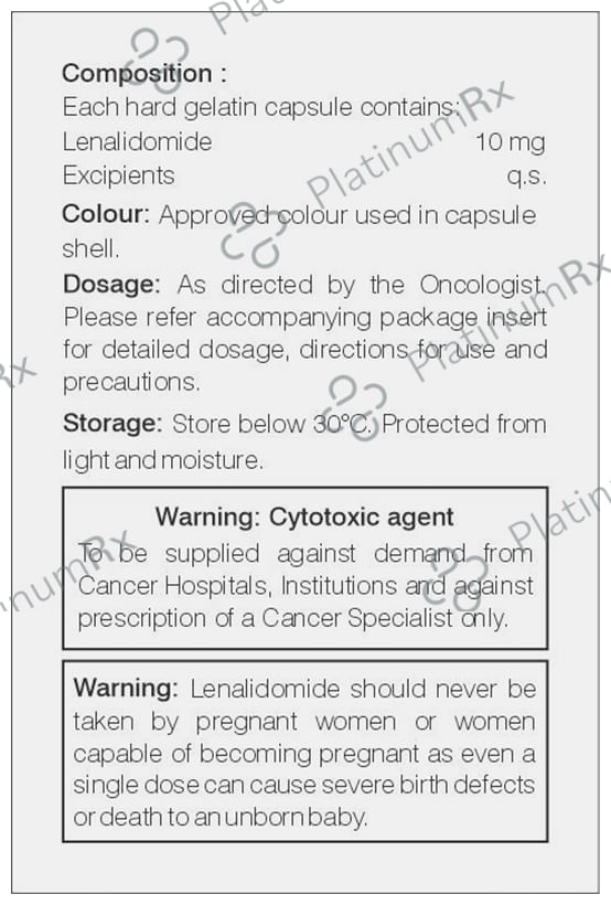 Lenado 10mg Capsule 10s