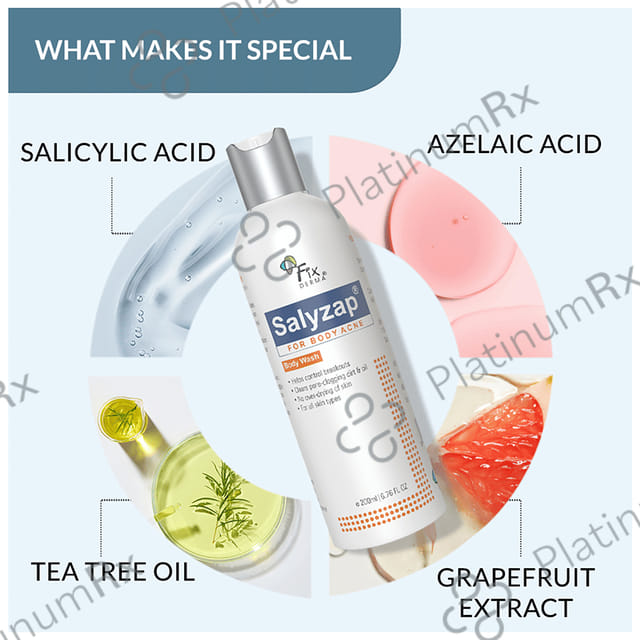 Fixderma Salizap For Body Acne Body Wash