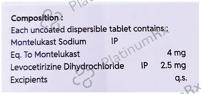 Windpack L Kid 2.5/4mg Tablet DT 10s