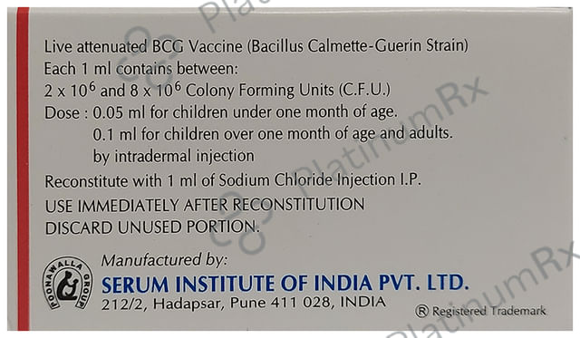 Tubervac Vaccine 1ml