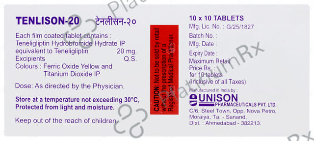Tenlison 20mg Tablet