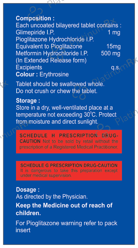 Pil GPM SR 1/500/15mg Tablet 10s