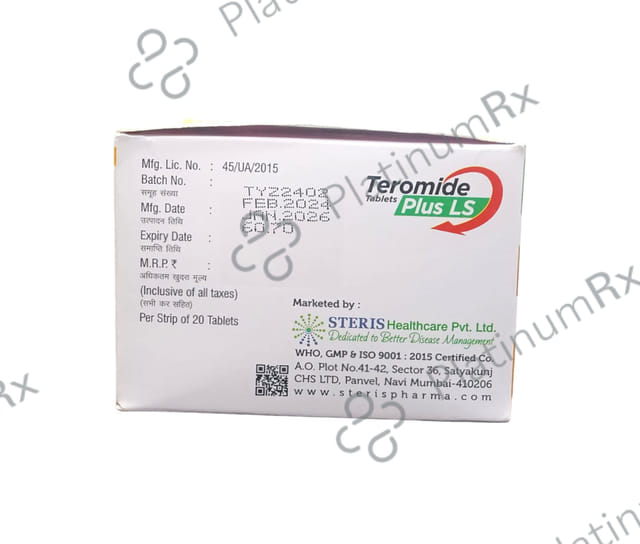 Teromide Plus LS 25/10mg Tablet 20s