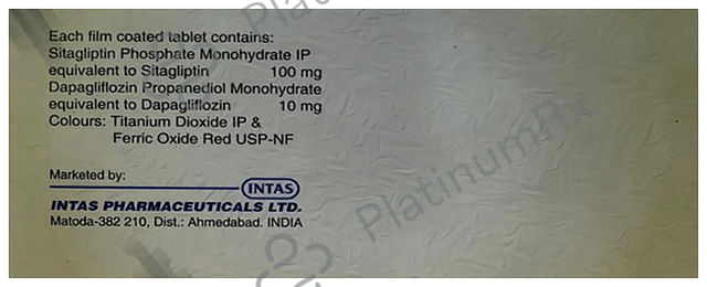 Sitara D 10/100mg Tablet 10s