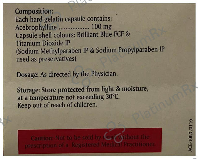 Acebull 100mg Capsule 10s