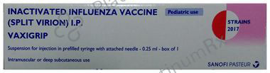 Vaxigrip Paediatric Vaccine