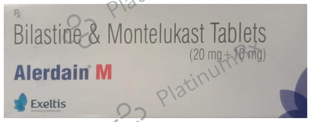 Alerdain M 2.5/4mg Tablet 10s