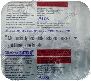 Glimitos M 0.5mg/500mg Tablet PR 15 Tablet PR