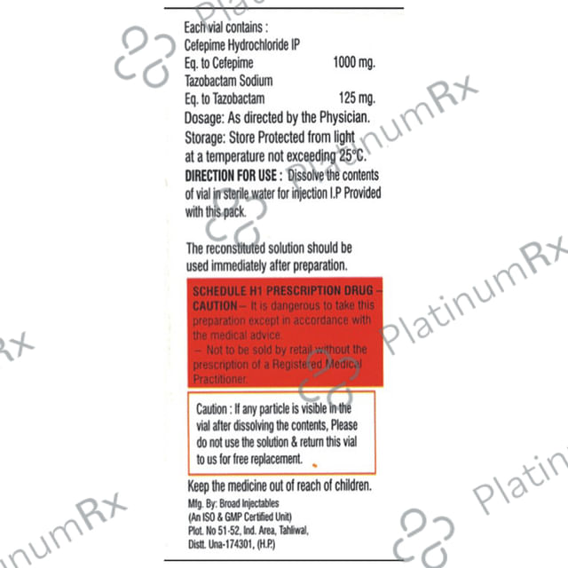 Taxipime-TZ Injection