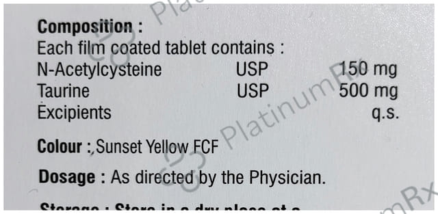 NCTYL 150/500mg Tablet 10s