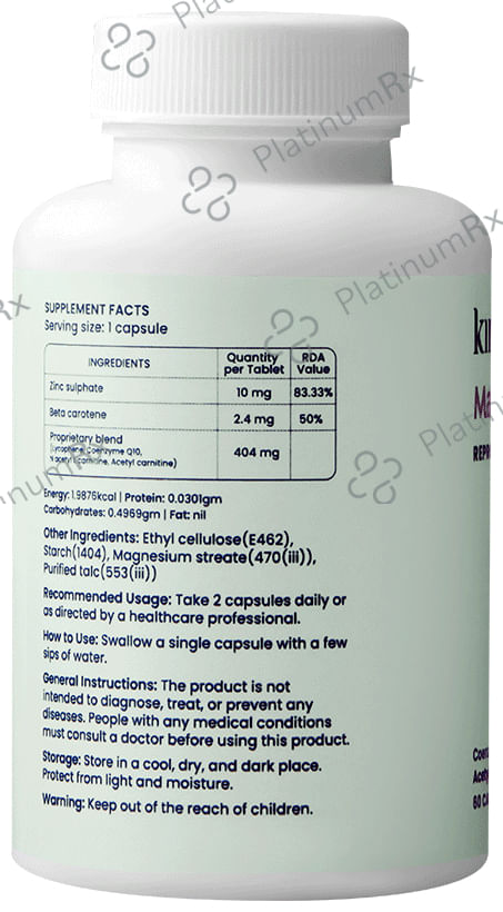Kindly Health Maximise Capsule (60 Each) 1 Bottle
