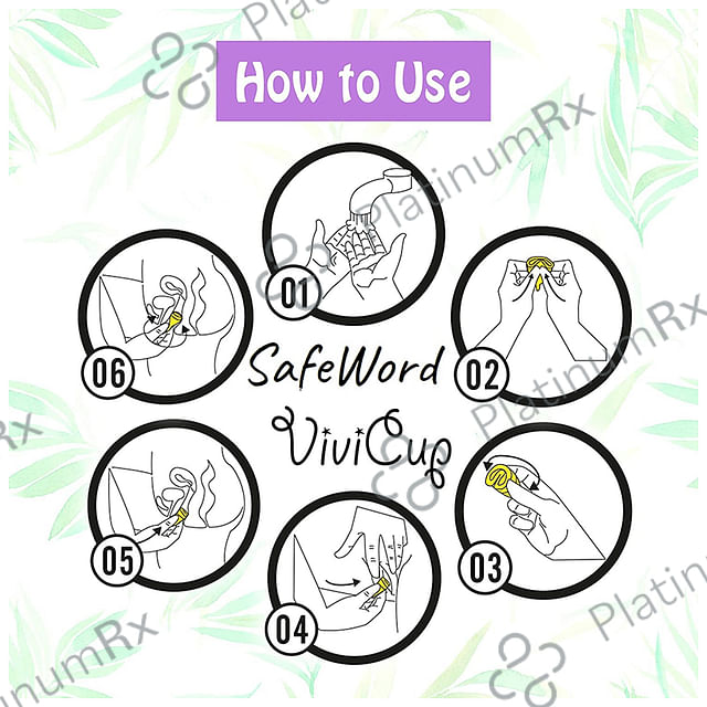 SafeWord Vivi Cup Premium Menstrual Cup Large Pink
