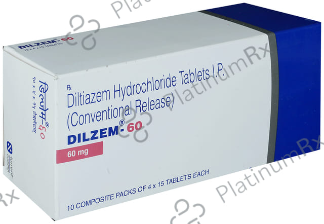 Dilzem 60mg Tablet CR 15s