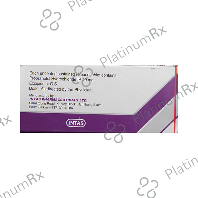 Provanol SR 40mg Tablet 10s