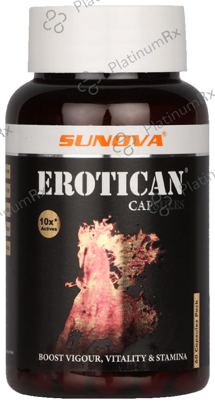 Erotican Capsule for Vigour, Vitality & Stamina Capsule for Vigour, Vitality & Stamina