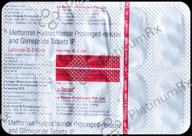 Laformin G Forte 2mg Tablet PR 10s