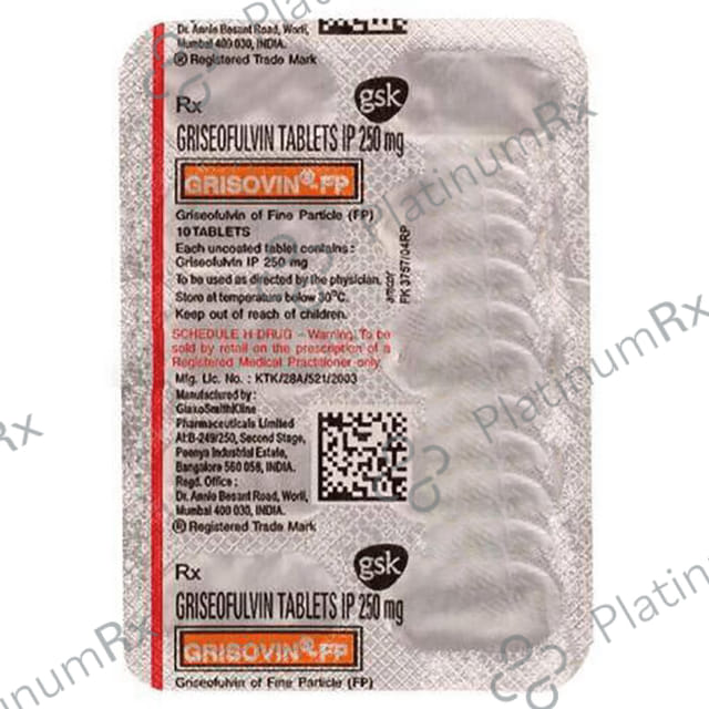 Griseofulvin FP 250mg Tablet 10s