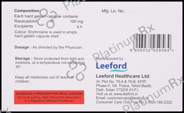 Lee Dott 100mg Capsule 10s
