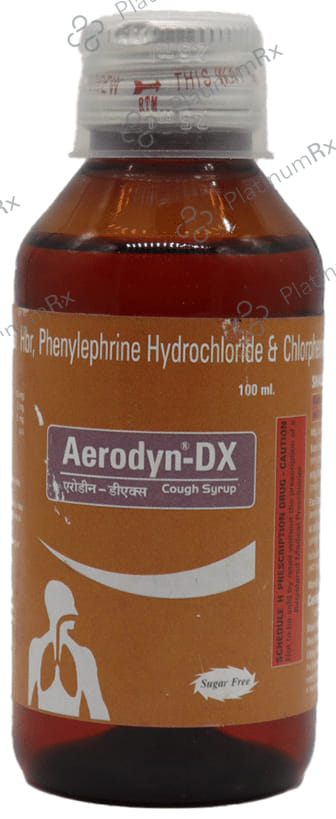 Aerodyn DX Syrup Sugar Free 100ml