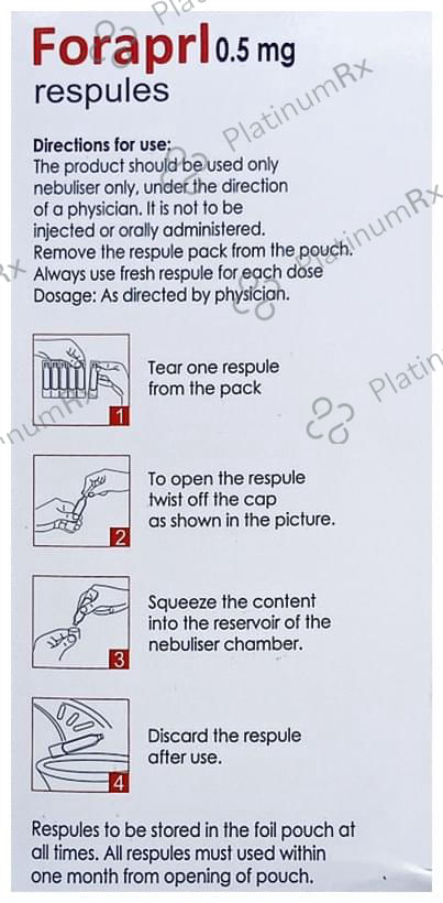 Foraprl 0.5mg Respules (2ml Each) 7s