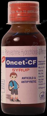 Oncet CF 2/250/5mg Syrup 60ml