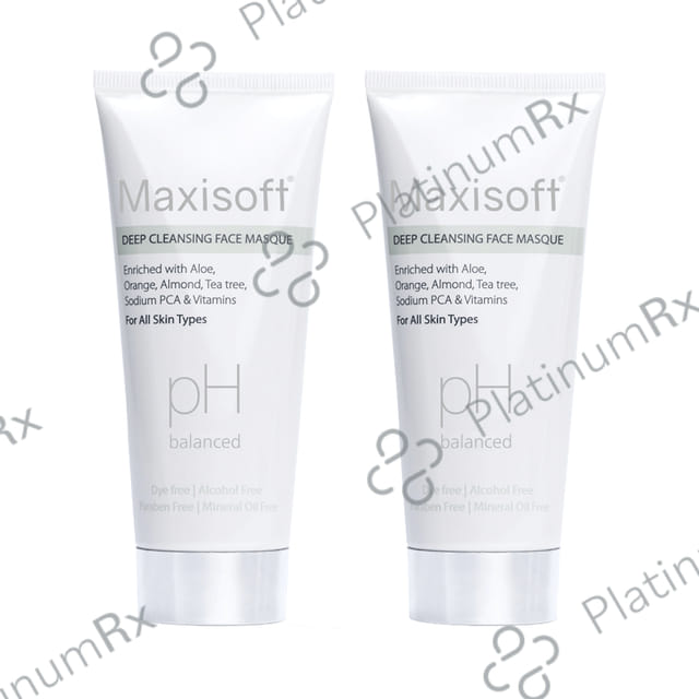 Maxisoft Deep Cleansing Face Masque (100gm Each) 2 Tubes