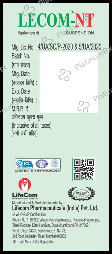 Lecom-NT Oral Suspension Mango