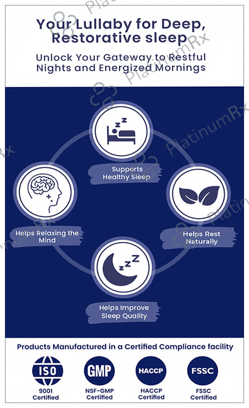 Dr. Morepen Sleep Supplement with 5mg Melatonin - Tablet