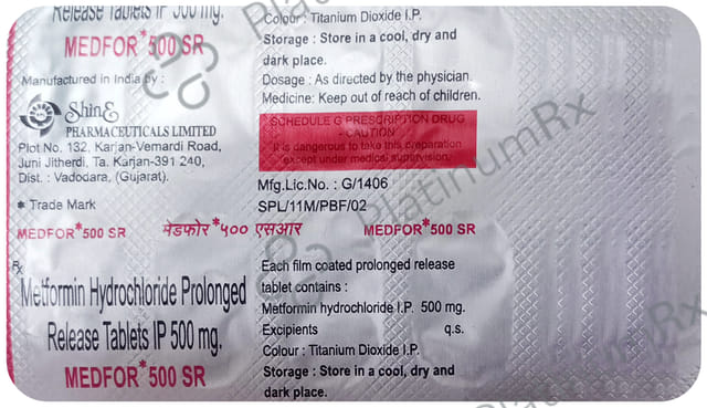 Medfor SR 500mg Tablet PR 10s