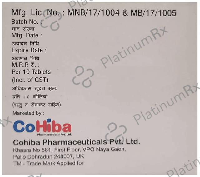 Bergamol D 50/325/10mg Tablet 10s