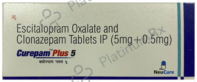 Curepam Plus 0.5mg/5mg Tablet