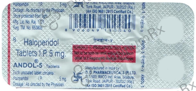 Andol 5mg Tablet 10s