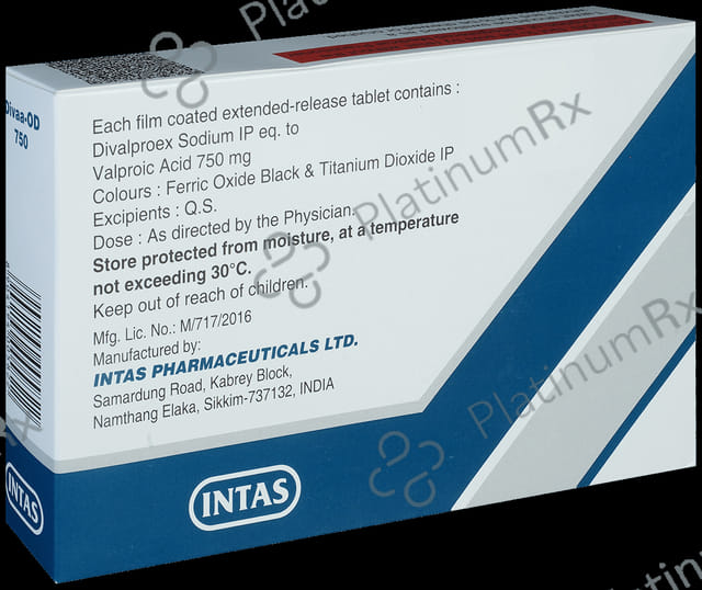 Divaa OD 750mg Tablet ER 10s