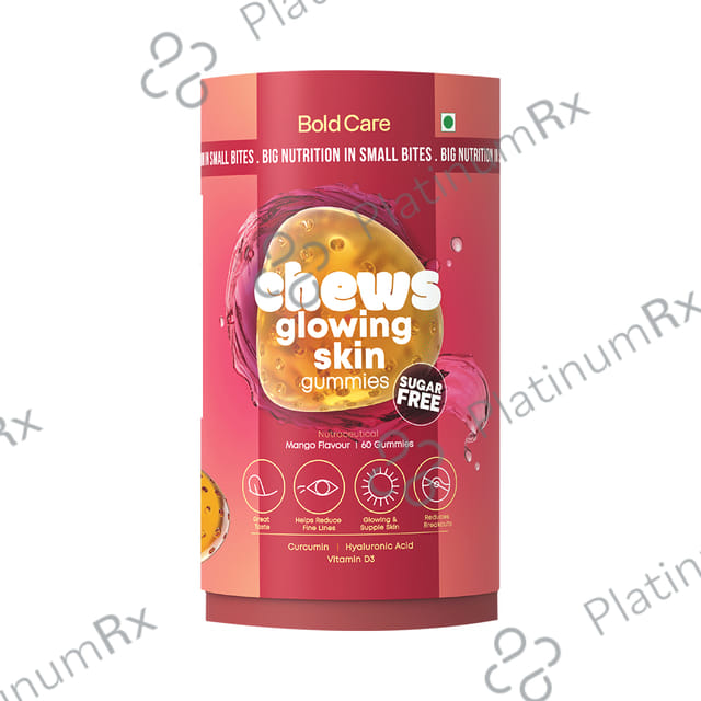 Bold Care Chew Glowing Skin Gummy Mango