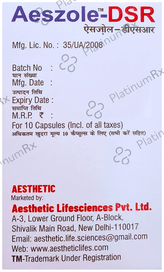 Aeszole D 30/20mg Capsule SR 10s