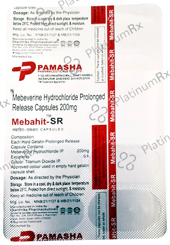 Mebahit SR 200mg Capsule 10s