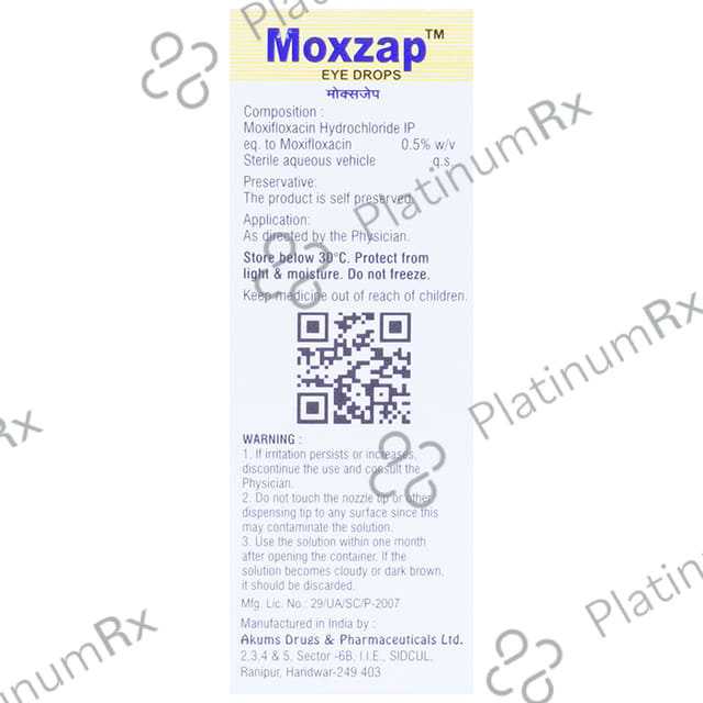 Moxzap Eye Drop