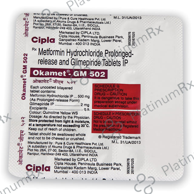 Okamet GM 502 Tablet PR 15s