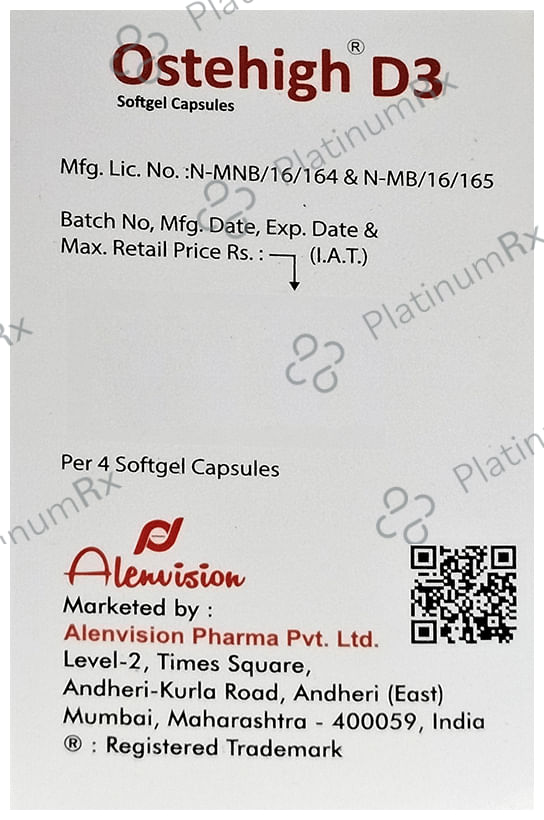 Ostehigh D3 Soft Gel Capsule